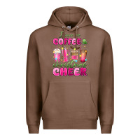 Chestnut i run on coffee and christmas cheer Premium Hoodie - MaliasSmallBusiness