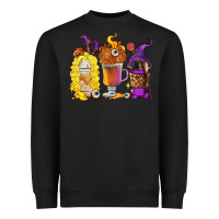 Black Halloween hocus pocus coffee cups Heavyweight Sweatshirt - RanaPortraitStore