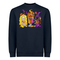 Navy Halloween hocus pocus coffee cups Heavyweight Sweatshirt - RanaPortraitStore