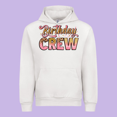 Birthday Crew Urban Hoodie Designed By Artiststas