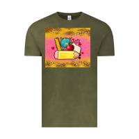 Vintage Olive back to school custom name Vintage Tee - Zillion Design Studio