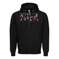 Black usa ice cream and popsicles Zipper Hoodie - AdoDesignShop