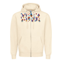 Sandshell usa ice cream and popsicles Zipper Hoodie - AdoDesignShop