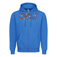 True Royal usa ice cream and popsicles Zipper Hoodie - AdoDesignShop