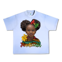 Grape Ice juneteenth african girl Urban Heavy Tee - BarkalooDesign