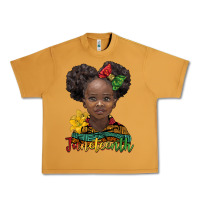 Peanut Butter juneteenth african girl Urban Heavy Tee - BarkalooDesign