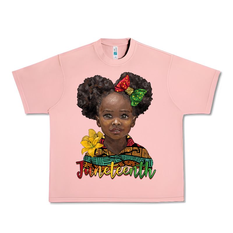 Juneteenth African Girl Urban Heavy Tee by BarkalooDesign | Teevron