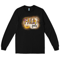 Black fall feels Long Sleeve Tee - CowhideDigitalArt