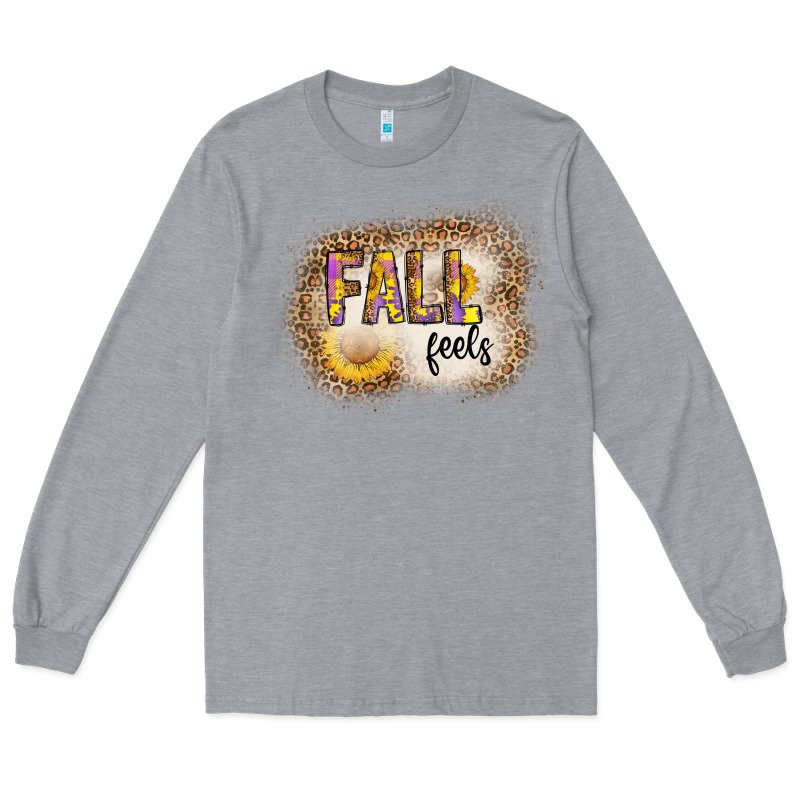 Fall Feels Long Sleeve Tee by CowhideDigitalArt | Teevron