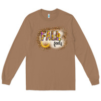 Toasted Coconut fall feels Long Sleeve Tee - CowhideDigitalArt