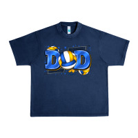 Navy dad volleyball Urban Heavy Tee - Zillion Design Studio