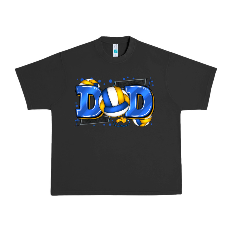 Dad Volleyball Urban Heavy Tee by Zillion Design Studio | Teevron