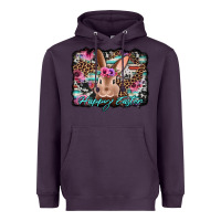 Plum happy easter bunny western background Heavyweight Hoodie - Jasminsmagicworld