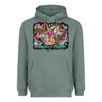 Sage happy easter bunny western background Heavyweight Hoodie - Jasminsmagicworld