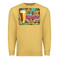 Antique Gold beer and sunshine Premium Sweatshirt - Jasminsmagicworld