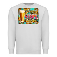 Dove Grey beer and sunshine Premium Sweatshirt - Jasminsmagicworld