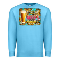 Ocean Blue beer and sunshine Premium Sweatshirt - Jasminsmagicworld