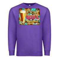 Purple beer and sunshine Premium Sweatshirt - Jasminsmagicworld