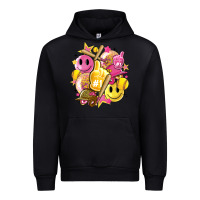 Black retro softball Urban Hoodie - Artiststas
