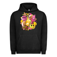 Pigment Black retro softball Urban Hoodie - Artiststas