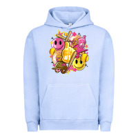 Pigment Grape Ice retro softball Urban Hoodie - Artiststas