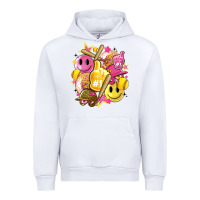White retro softball Urban Hoodie - Artiststas