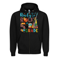 Black ready to rock 5th grade Zipper Hoodie - JahusDesignShop