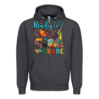 Smoke ready to rock 5th grade Zipper Hoodie - JahusDesignShop