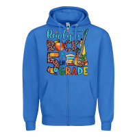 True Royal ready to rock 5th grade Zipper Hoodie - JahusDesignShop