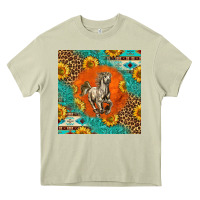 Mossy western percheron horse Heavy Core Tee - LillyAllenDesigns
