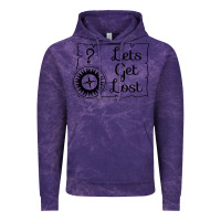 Cloud Purple lets get lost Vintage Hoodie - Unal Design
