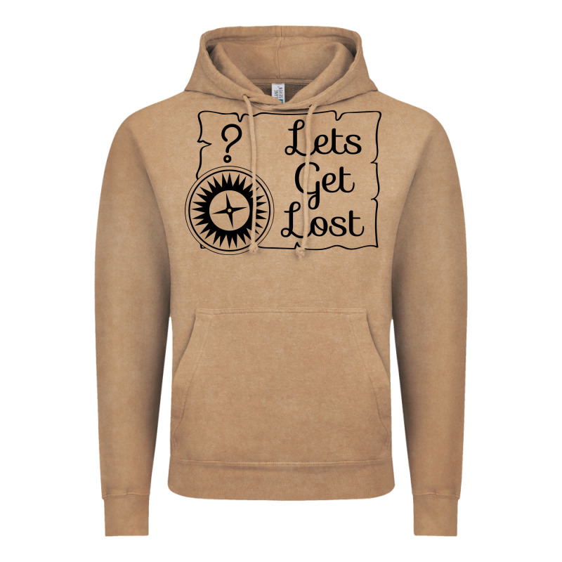 Lets Get Lost Vintage Hoodie by Unal Design | Teevron