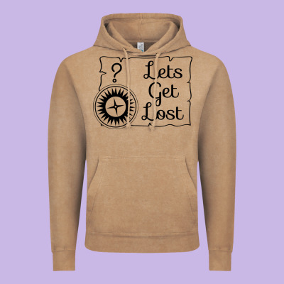 Vintage Hoodie lets get lost