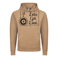 Vintage Coffee lets get lost Vintage Hoodie - Unal Design