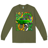 Army Green Loads of luck truck st. patricks day Long Sleeve Tee - Neo Western