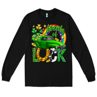 Black Loads of luck truck st. patricks day Long Sleeve Tee - Neo Western