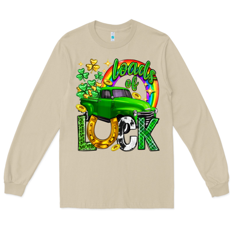 Loads Of Luck Truck St. Patricks Day Long Sleeve Tee by Neo Western | Teevron