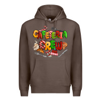 Coffee Christmas cafeteria crew Premium Hoodie - MaliasSmallBusiness