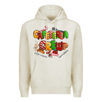 Oatmeal Heather Christmas cafeteria crew Premium Hoodie - MaliasSmallBusiness