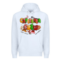 White Christmas cafeteria crew Premium Hoodie - MaliasSmallBusiness