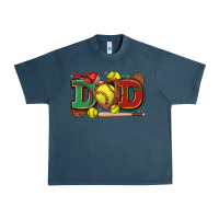 Midnight Navy dad softball Urban Heavy Tee - Zillion Design Studio