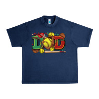 Navy dad softball Urban Heavy Tee - Zillion Design Studio
