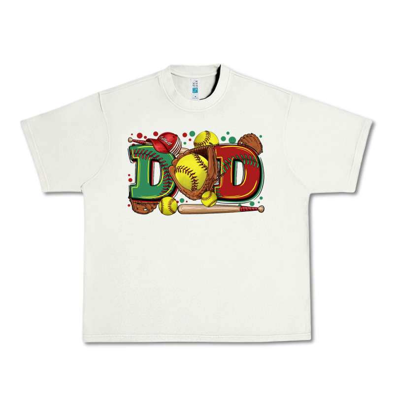 Dad Softball Urban Heavy Tee by Zillion Design Studio | Teevron