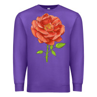 Purple all a twitter rose Premium Sweatshirt - LillyAllenDesigns