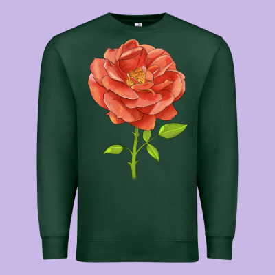 All A Twitter Rose Premium Sweatshirt Designed By Lillyallendesigns