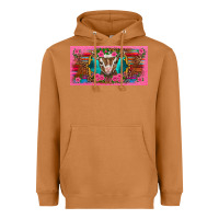 Meerkat western baby boer goat pink flowers serape leopard pink glitter patter Heavyweight Hoodie - BarkalooDesign