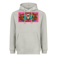 Moon Dust western baby boer goat pink flowers serape leopard pink glitter patter Heavyweight Hoodie - BarkalooDesign