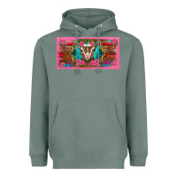 Sage western baby boer goat pink flowers serape leopard pink glitter patter Heavyweight Hoodie - BarkalooDesign