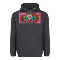 Smoke western baby boer goat pink flowers serape leopard pink glitter patter Heavyweight Hoodie - BarkalooDesign