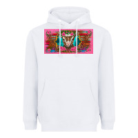 White western baby boer goat pink flowers serape leopard pink glitter patter Heavyweight Hoodie - BarkalooDesign